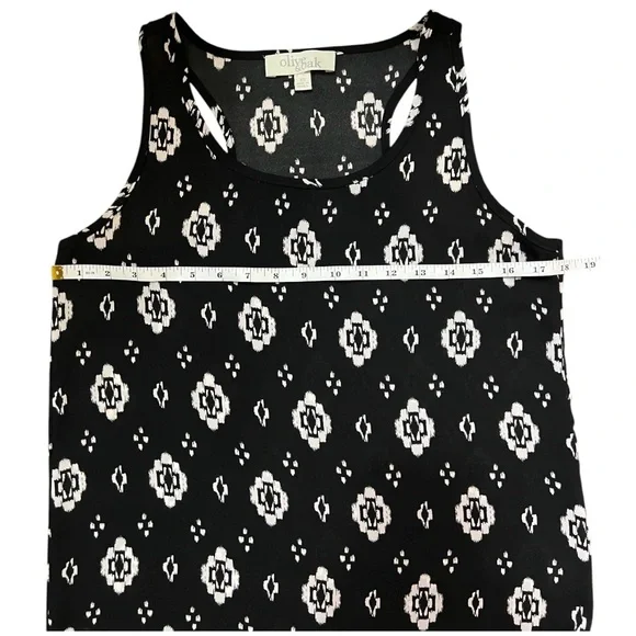 Olive & Oak Sleeveless Tank Top Black and White Size XS - Picture 11 of 16